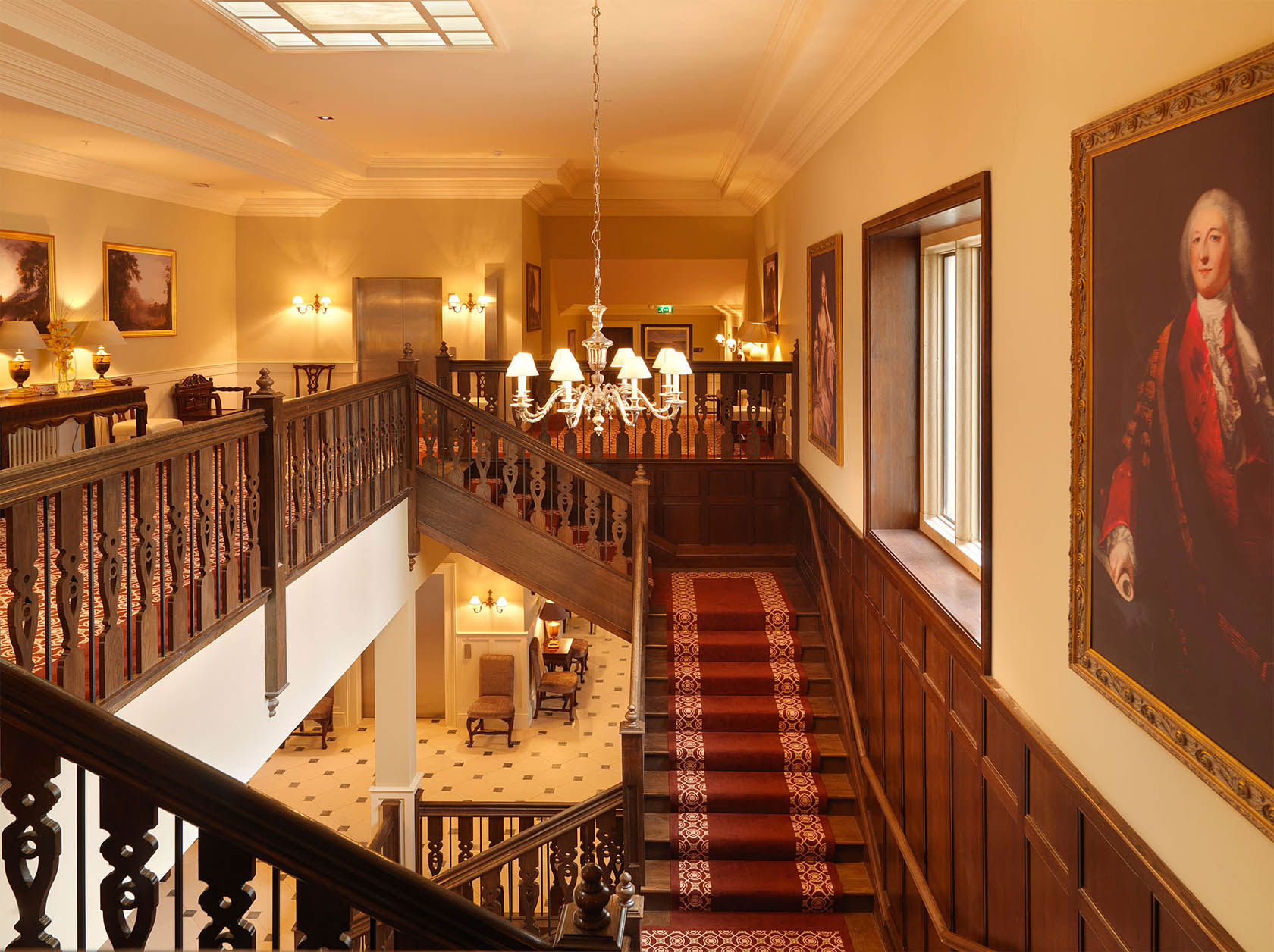 Lough Eske Castle 4 Landing & Stairwell